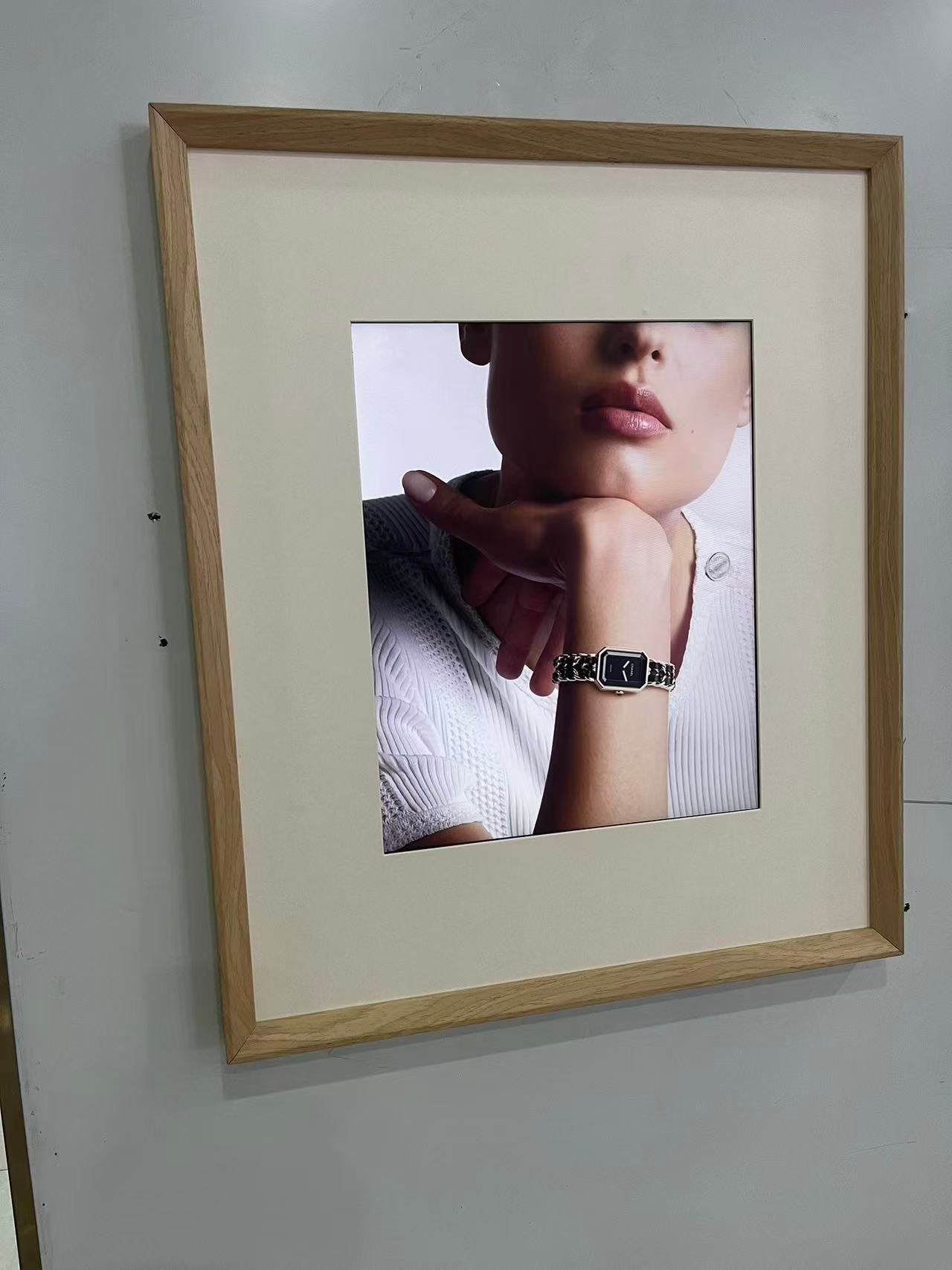 Luxury Picture Frame Speaker – Premium Wood & Cotton Material, High-Quality Audio, Smart Home & Commercial Audio-Visual Decor Solution