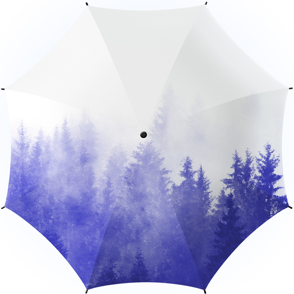 Artisan Chinese Ink Wash Sun & Rain Umbrella Sun Protection&Rainproof