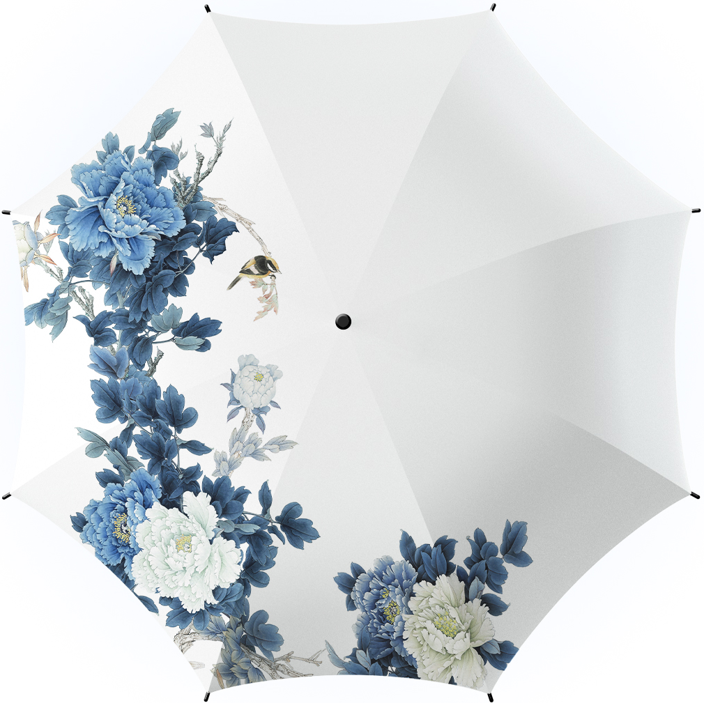Artisan Chinese Ink Wash Sun & Rain Umbrella Sun Protection&Rainproof
