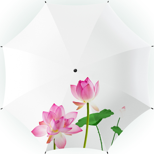 Artisan Chinese Ink Wash Sun & Rain Umbrella Sun Protection&Rainproof